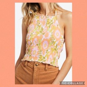 NWT Billabong Feels like Summer halter